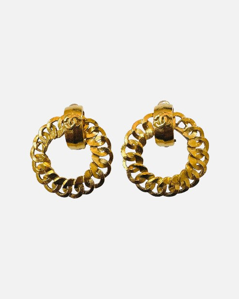 Boucle d'oreilles Chanel Coco Mark