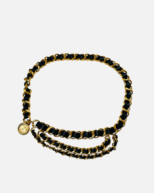 Ceinture Chanel “Coco Mark Mademoiselle” 3 rangs