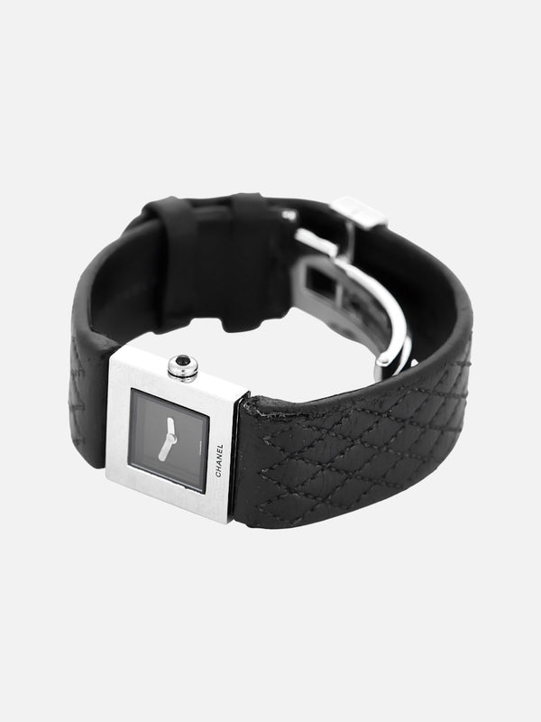 Montre Chanel - Matelassée noire